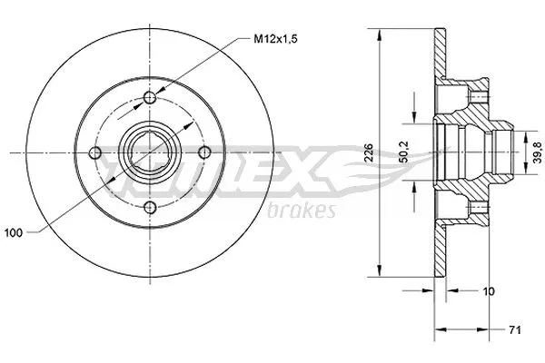 Brake Disc (TX 70-71)