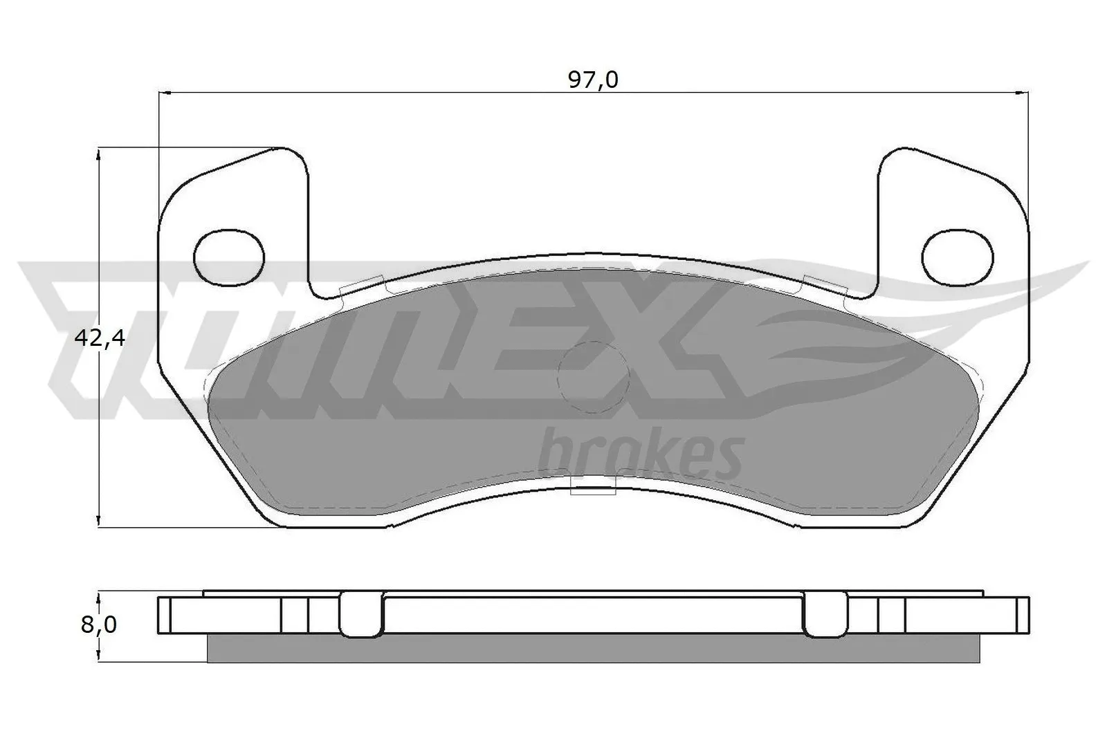 Brake Pad Set, disc brake (TX 18-83)