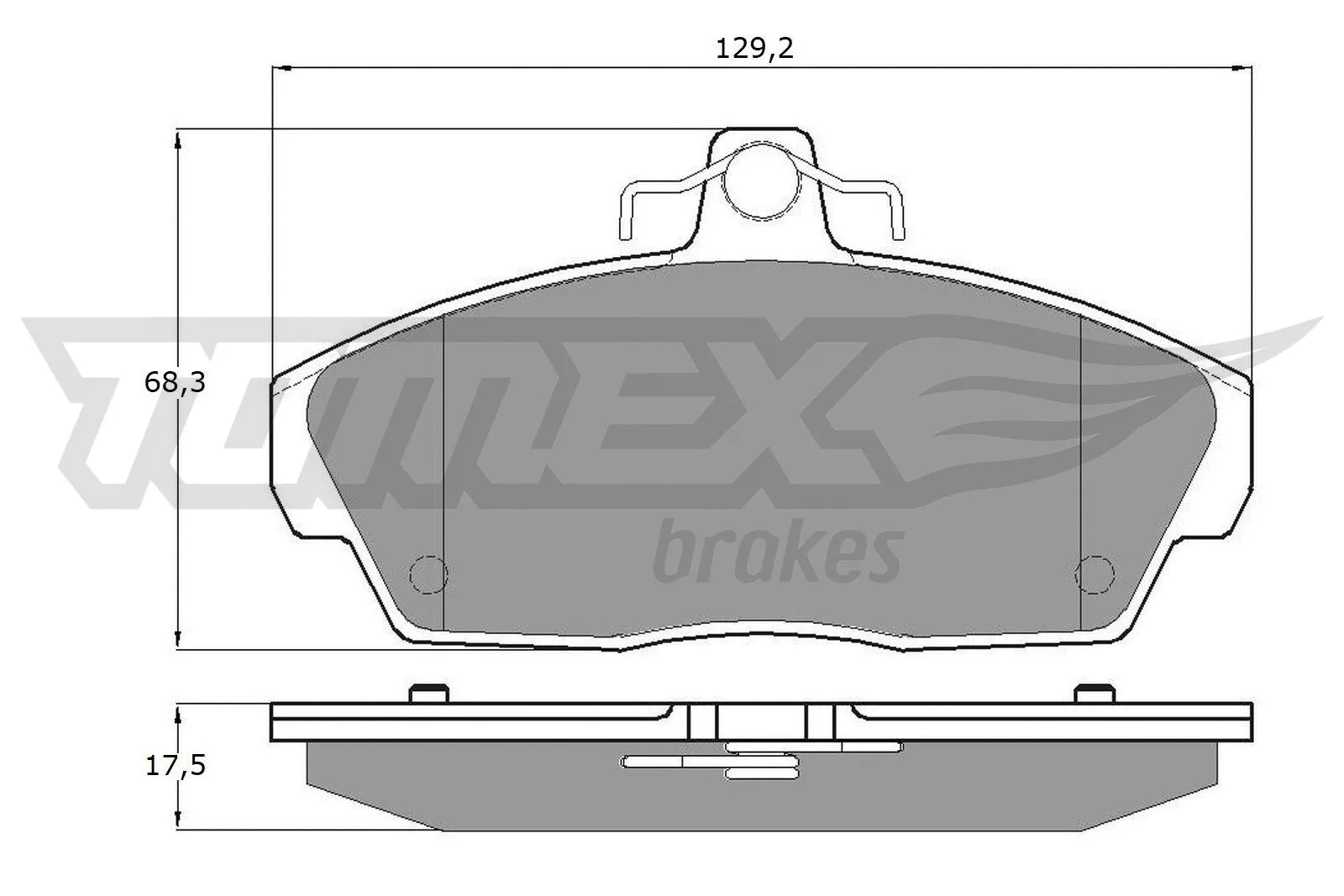 Brake Pad Set, disc brake (TX 11-511)