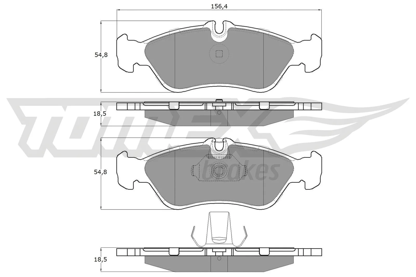 Brake Pad Set, disc brake (TX 11-49)