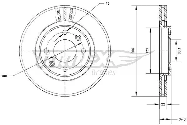 Brake Disc (TX 70-05)