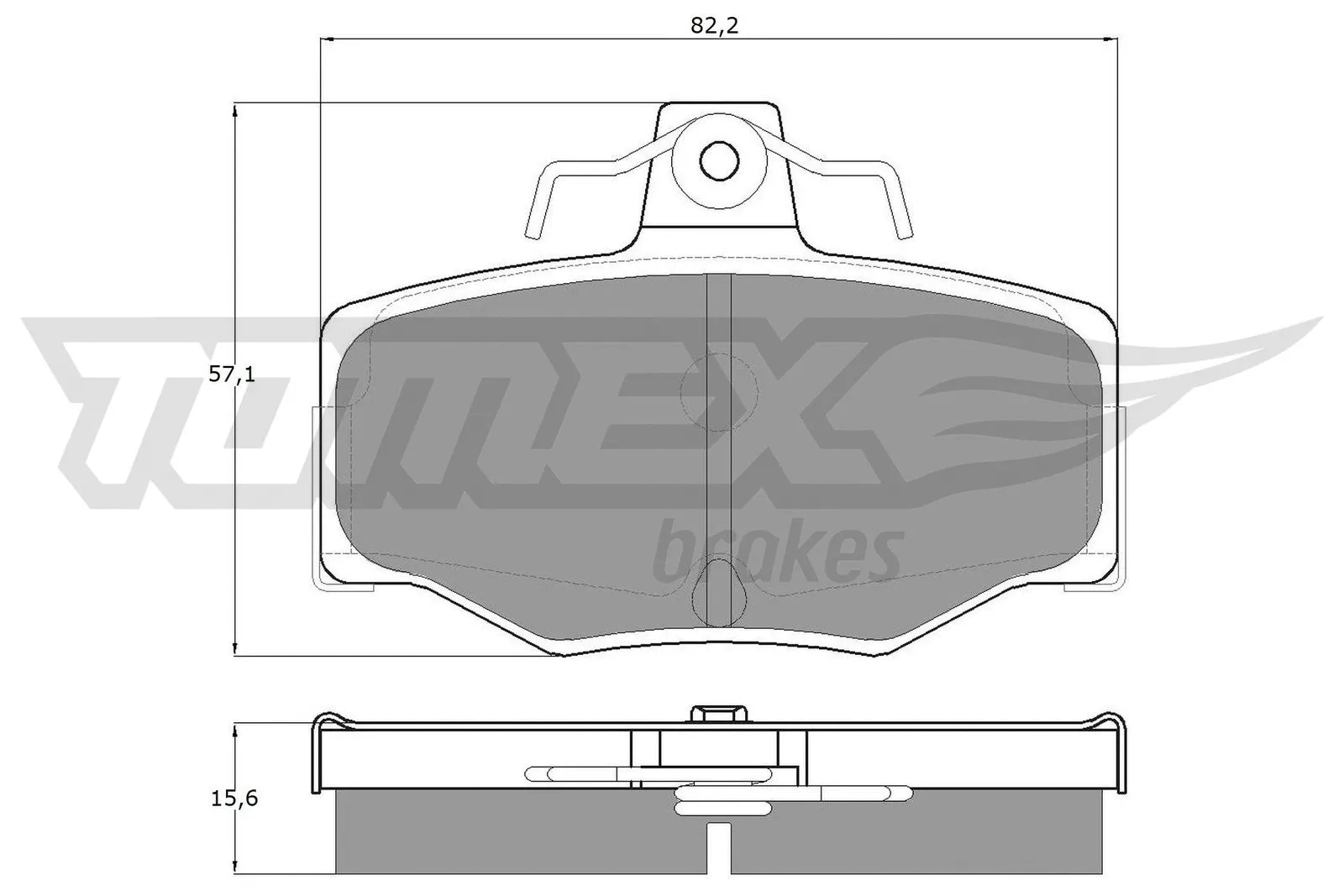Brake Pad Set, disc brake (TX 12-93)