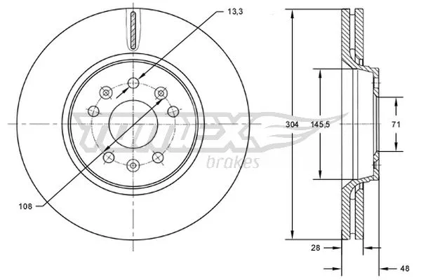 Brake Disc (TX 72-63)