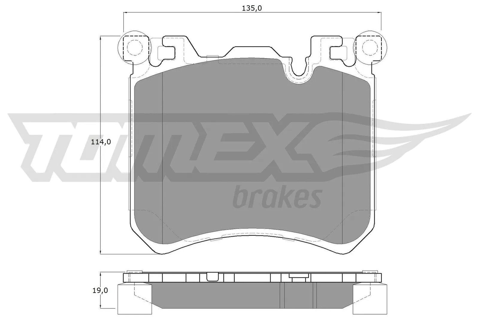 Brake Pad Set, disc brake (TX 19-46)
