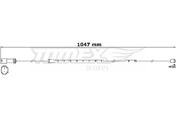 Warning Contact, brake pad wear (TX 31-21)