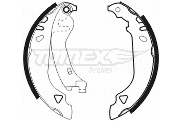 Brake Shoe Set (TX 20-64)