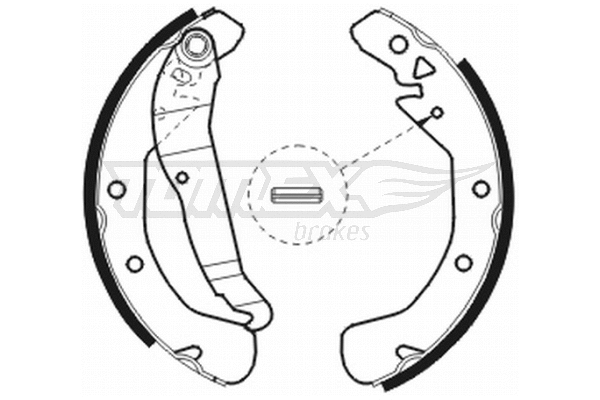 Brake Shoe Set (TX 20-78)