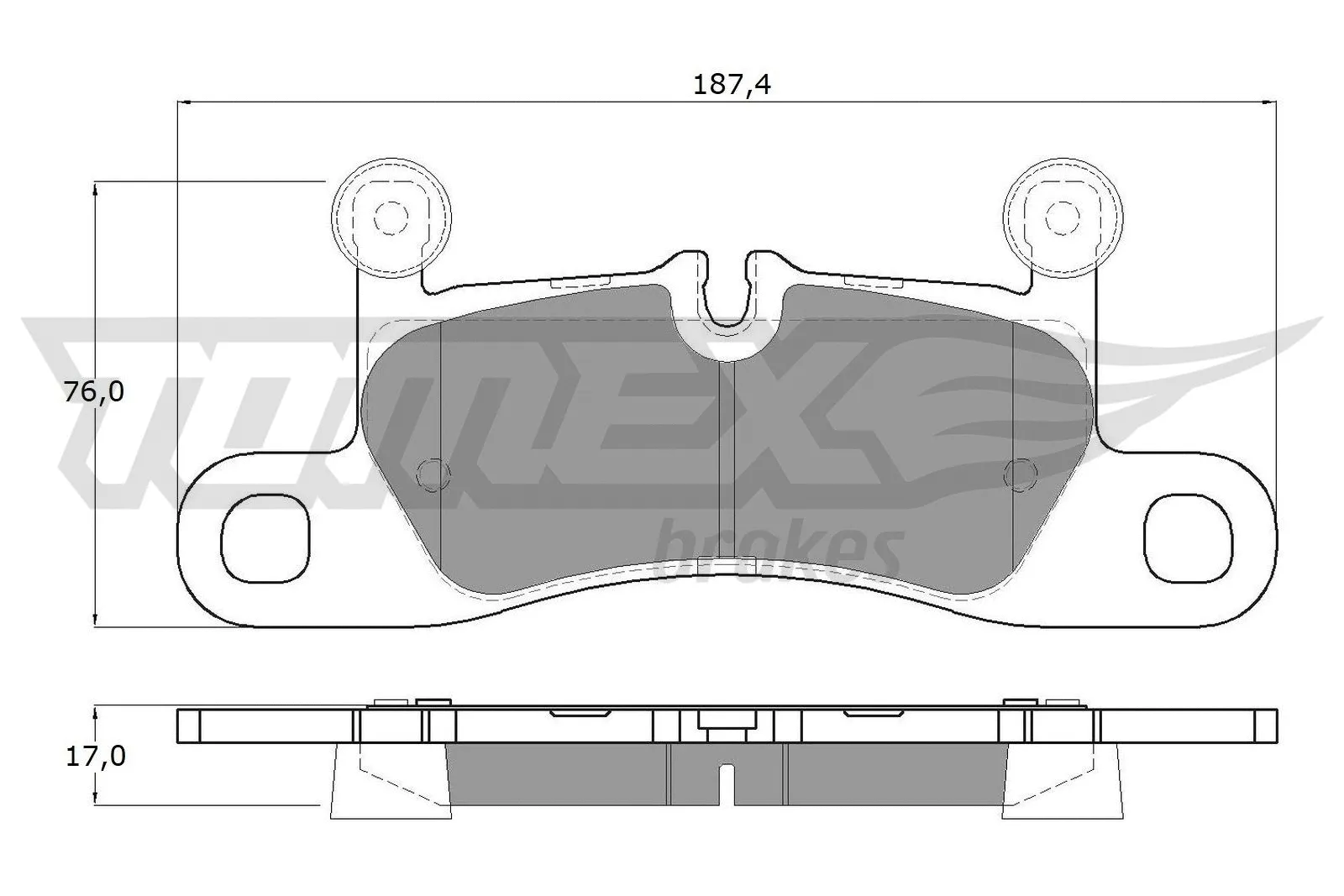 Brake Pad Set, disc brake (TX 19-26)
