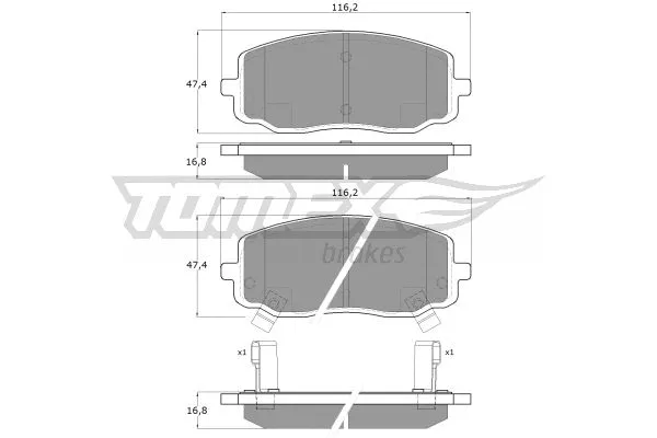 Brake Pad Set, disc brake