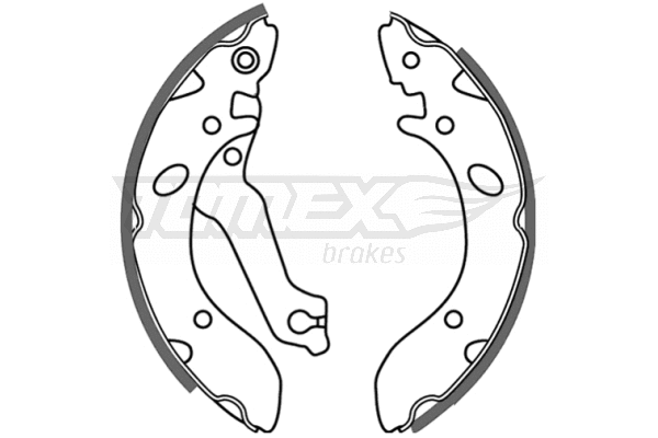 Brake Shoe Set (TX 21-38)