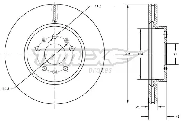 Brake Disc (TX 72-93)