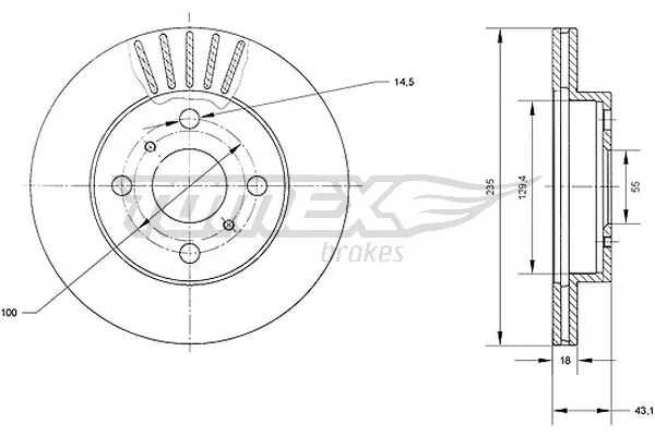 Brake Disc (TX 70-97)