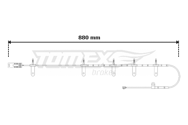 Warning Contact, brake pad wear (TX 30-63)