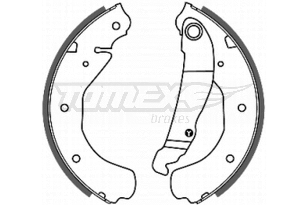 Brake Shoe Set (TX 20-16)