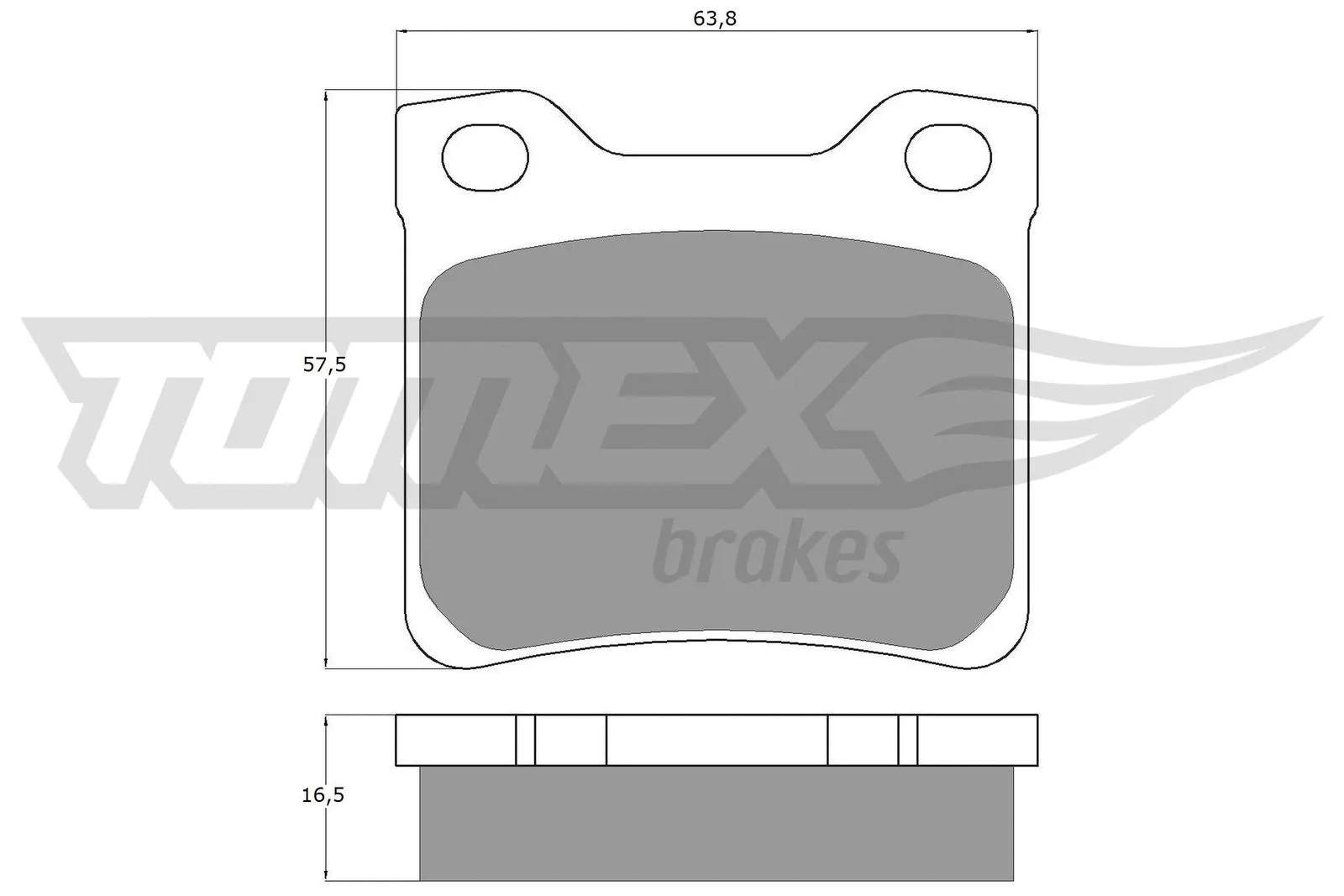 Brake Pad Set, disc brake (TX 11-94)