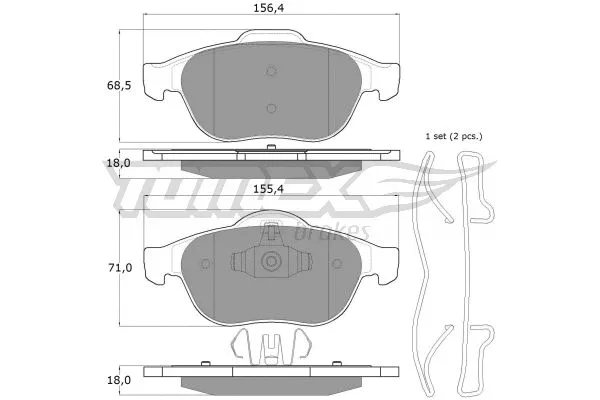 Brake Pad Set, disc brake