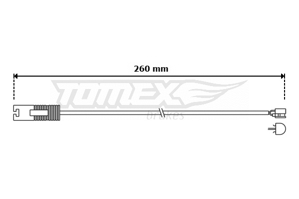 Warning Contact, brake pad wear (TX 30-99)