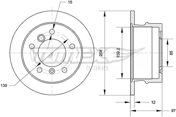 Brake Disc (TX 70-90)