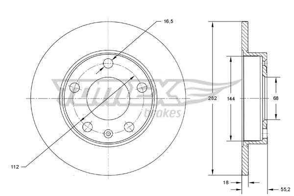 Brake Disc (TX 72-26)
