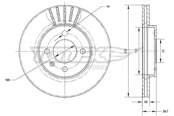Brake Disc (TX 70-18)