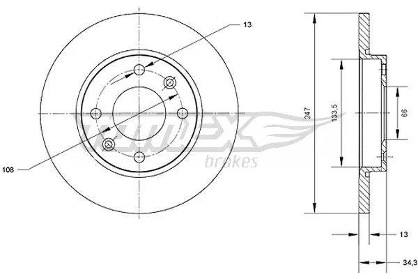 Brake Disc (TX 71-15)