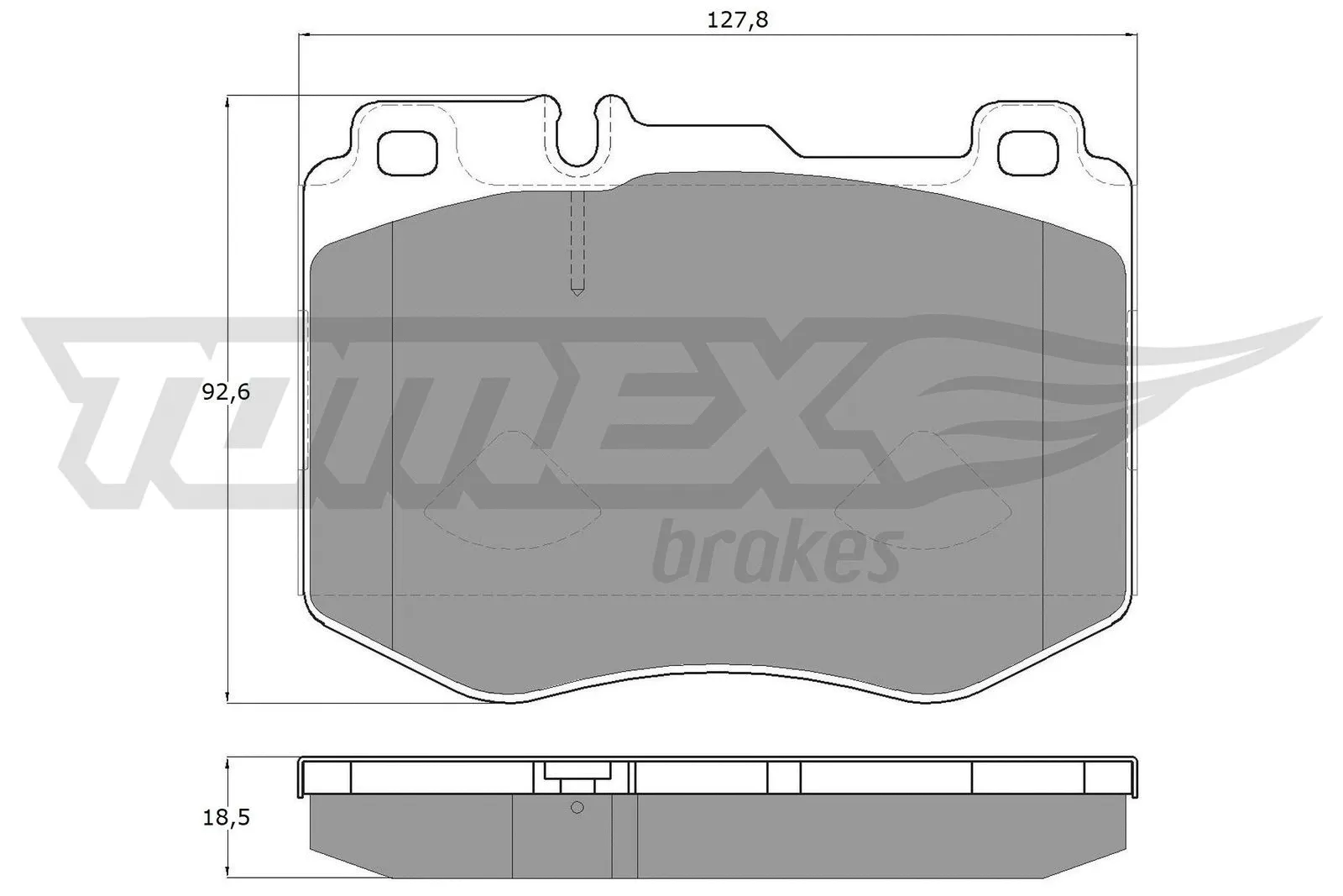 Brake Pad Set, disc brake (TX 18-52)