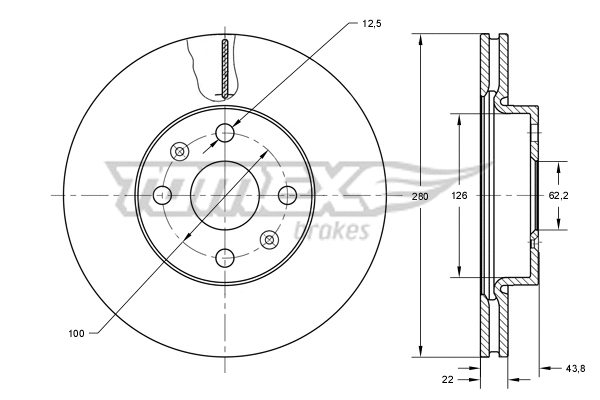 Brake Disc (TX 73-34)