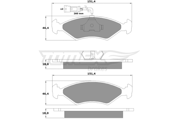 Brake Pad Set, disc brake