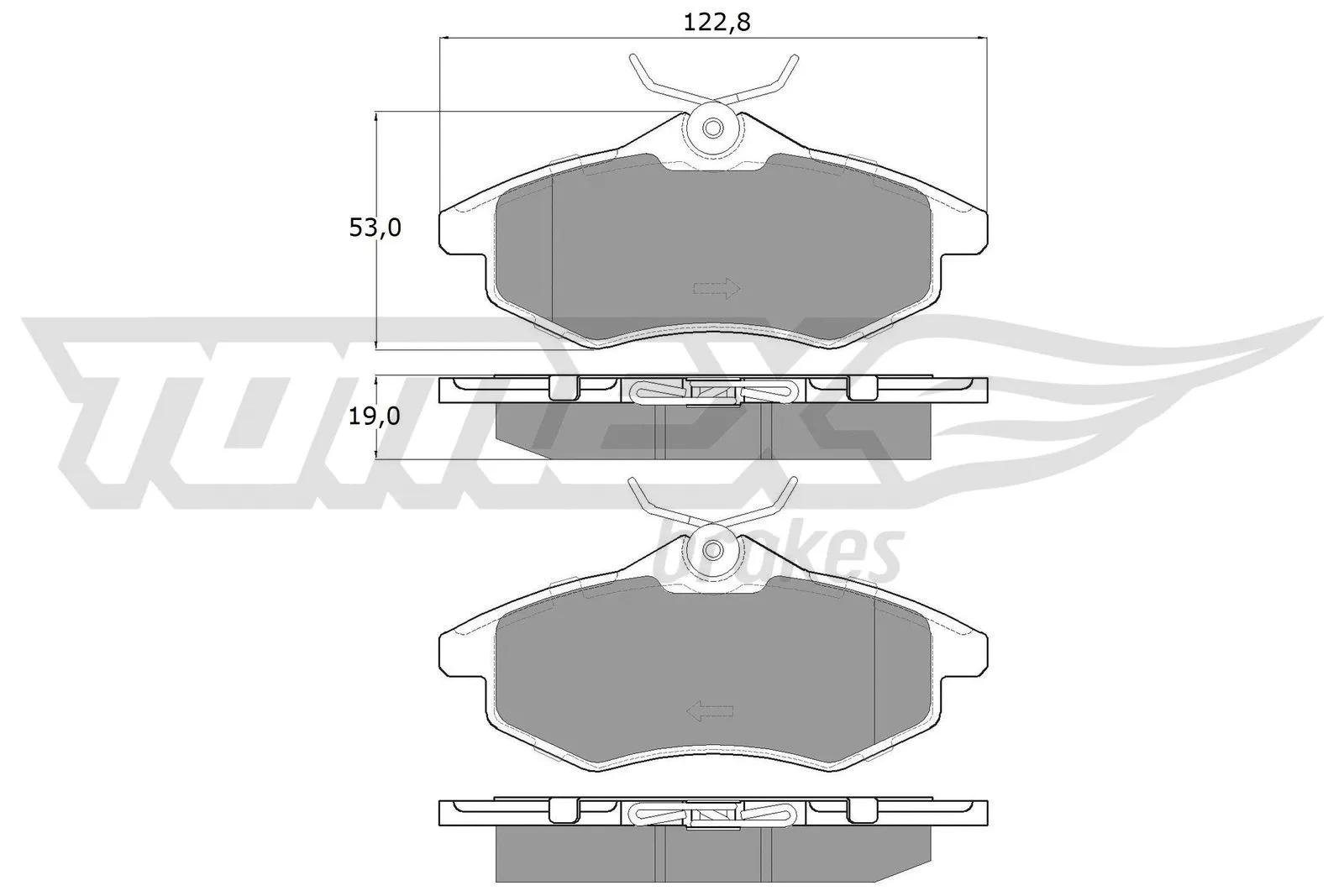 Brake Pad Set, disc brake (TX 13-28)