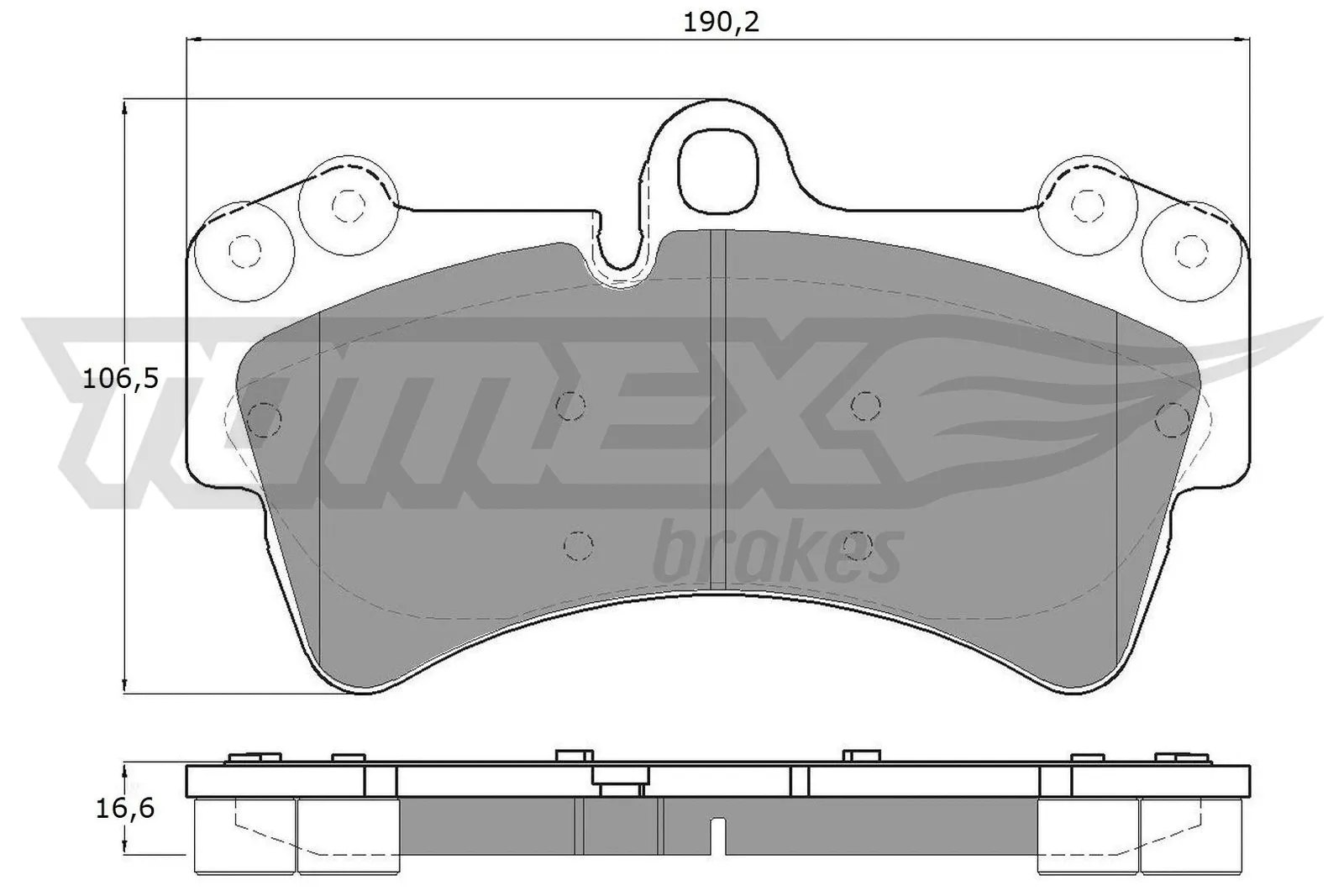 Brake Pad Set, disc brake (TX 14-31)