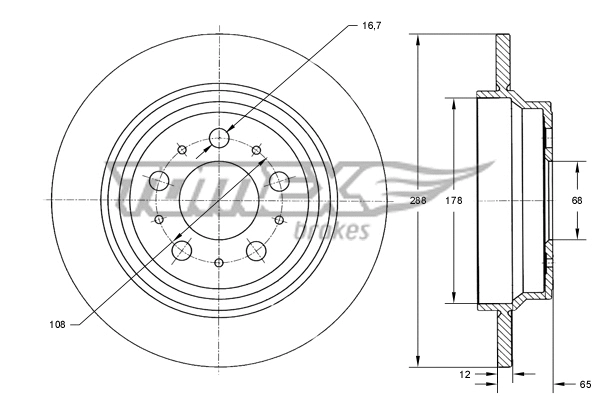 Brake Disc (TX 71-17)