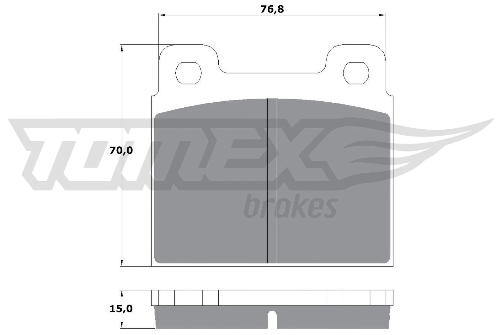 Brake Pad Set, disc brake (TX 10-18)