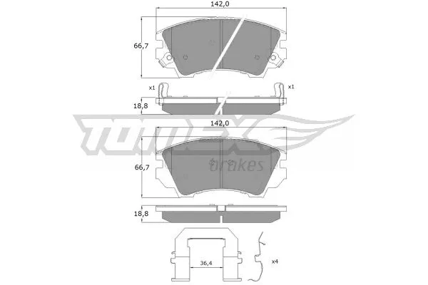 Brake Pad Set, disc brake