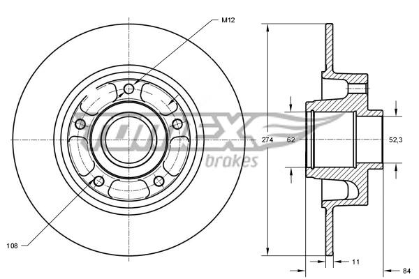 Brake Disc (TX 71-831)