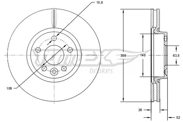 Brake Disc (TX 71-56)