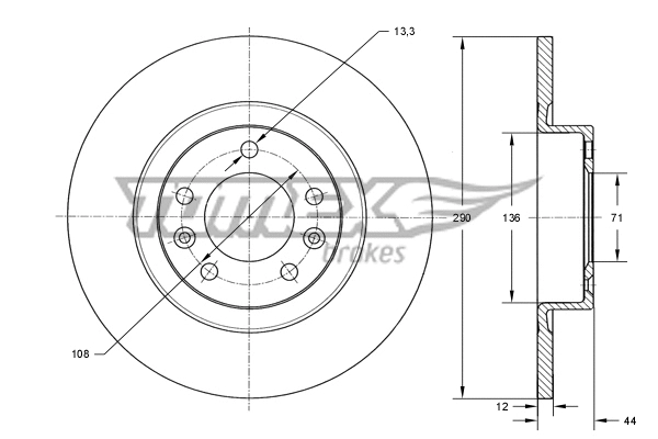 Brake Disc (TX 73-68)