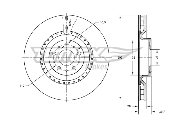 Brake Disc (TX 73-74)