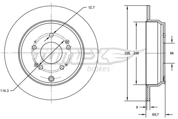 Brake Disc (TX 73-04)