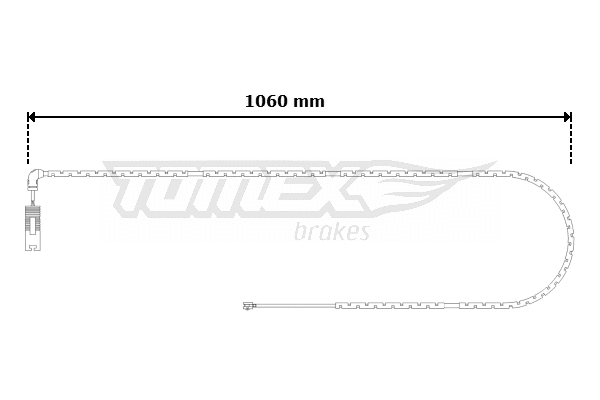 Warning Contact, brake pad wear (TX 30-60)