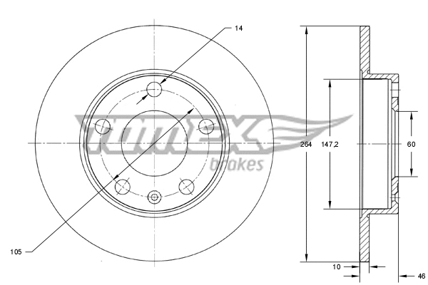 Brake Disc (TX 73-72)