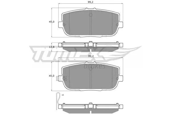 Brake Pad Set, disc brake