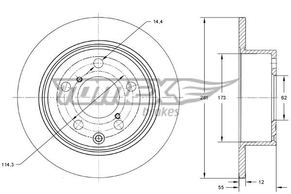 Brake Disc (TX 73-28)