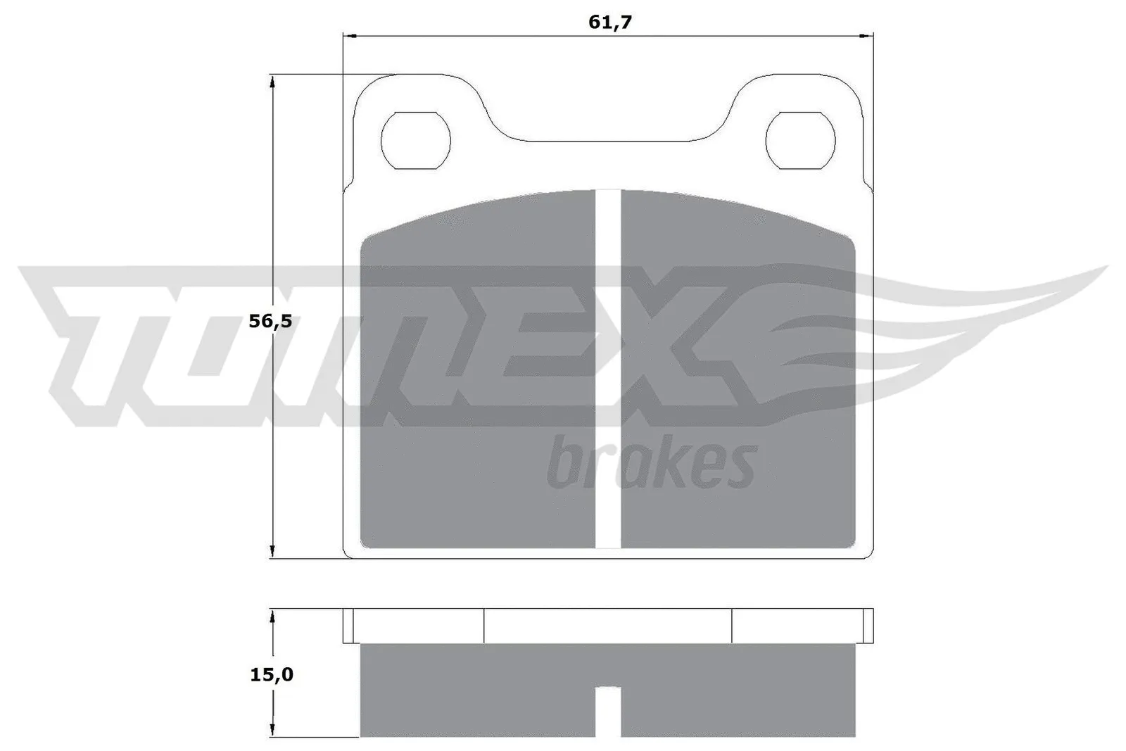 Brake Pad Set, disc brake (TX 10-19)