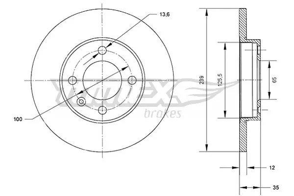Brake Disc (TX 70-38)