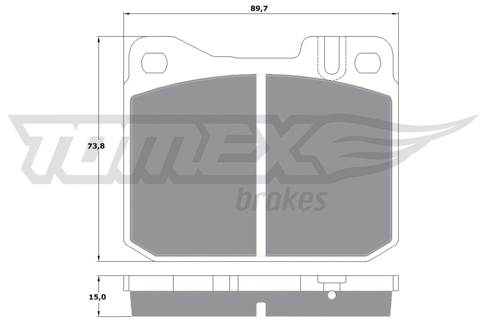 Brake Pad Set, disc brake (TX 10-22)