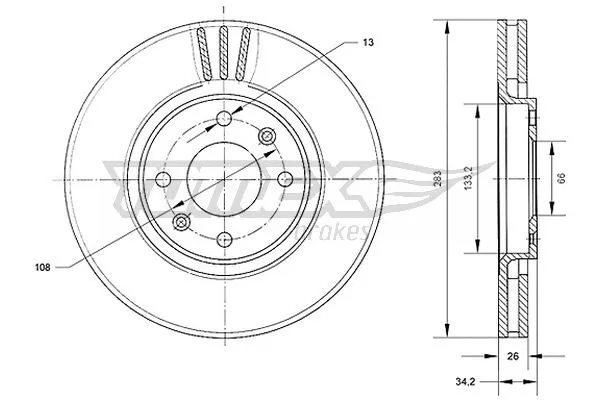Brake Disc (TX 70-24)