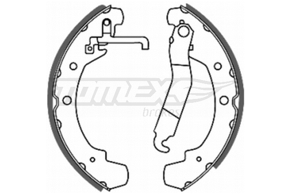 Brake Shoe Set (TX 20-49)