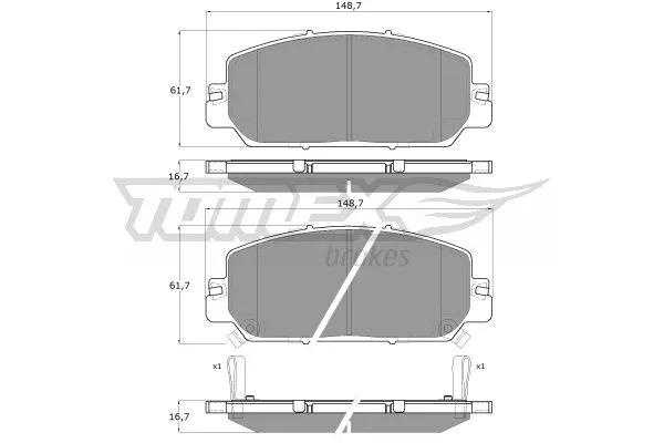 Brake Pad Set, disc brake