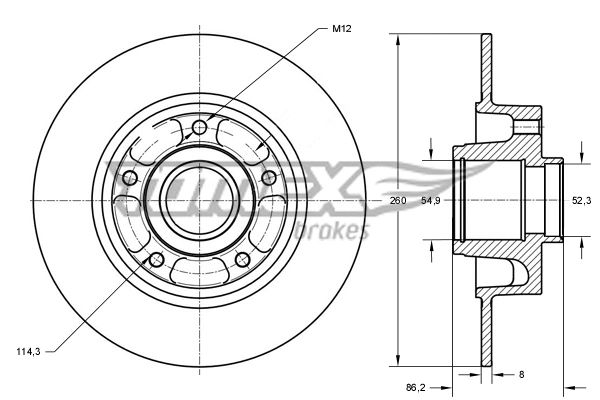 Brake Disc (TX 73-561)