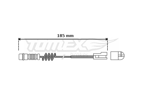 Warning Contact, brake pad wear (TX 30-54)